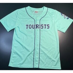 MiLB Asheville Tourists Minor League Baseball Jersey - Mens Large - Teal